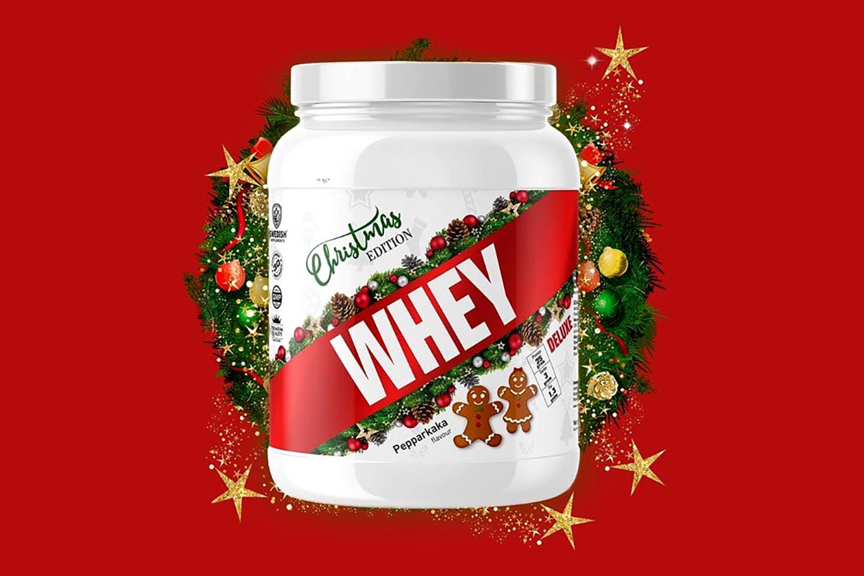 swedish supplements gingerbread whey protein deluxe