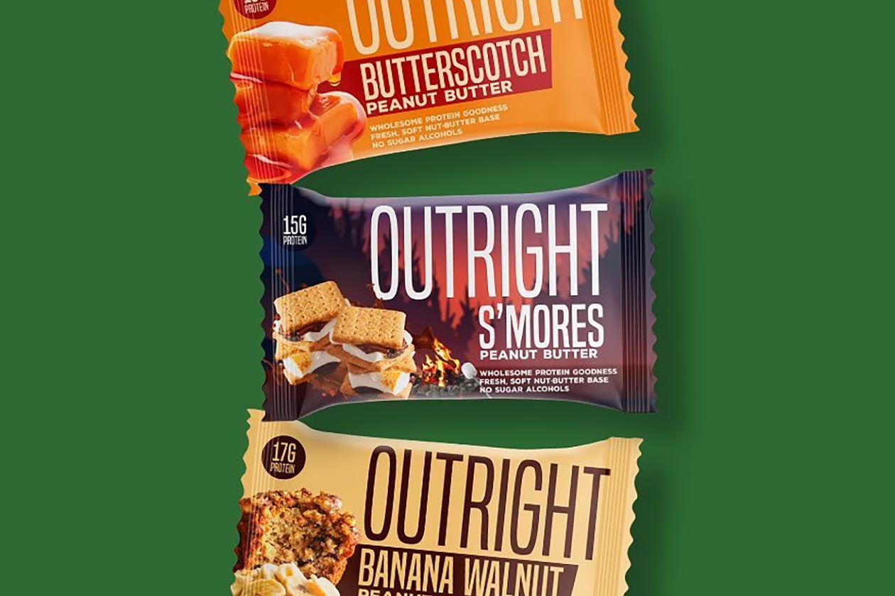 toffee outright protein bar
