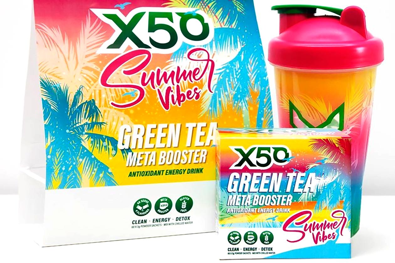 x50 summer vibes green tea box set