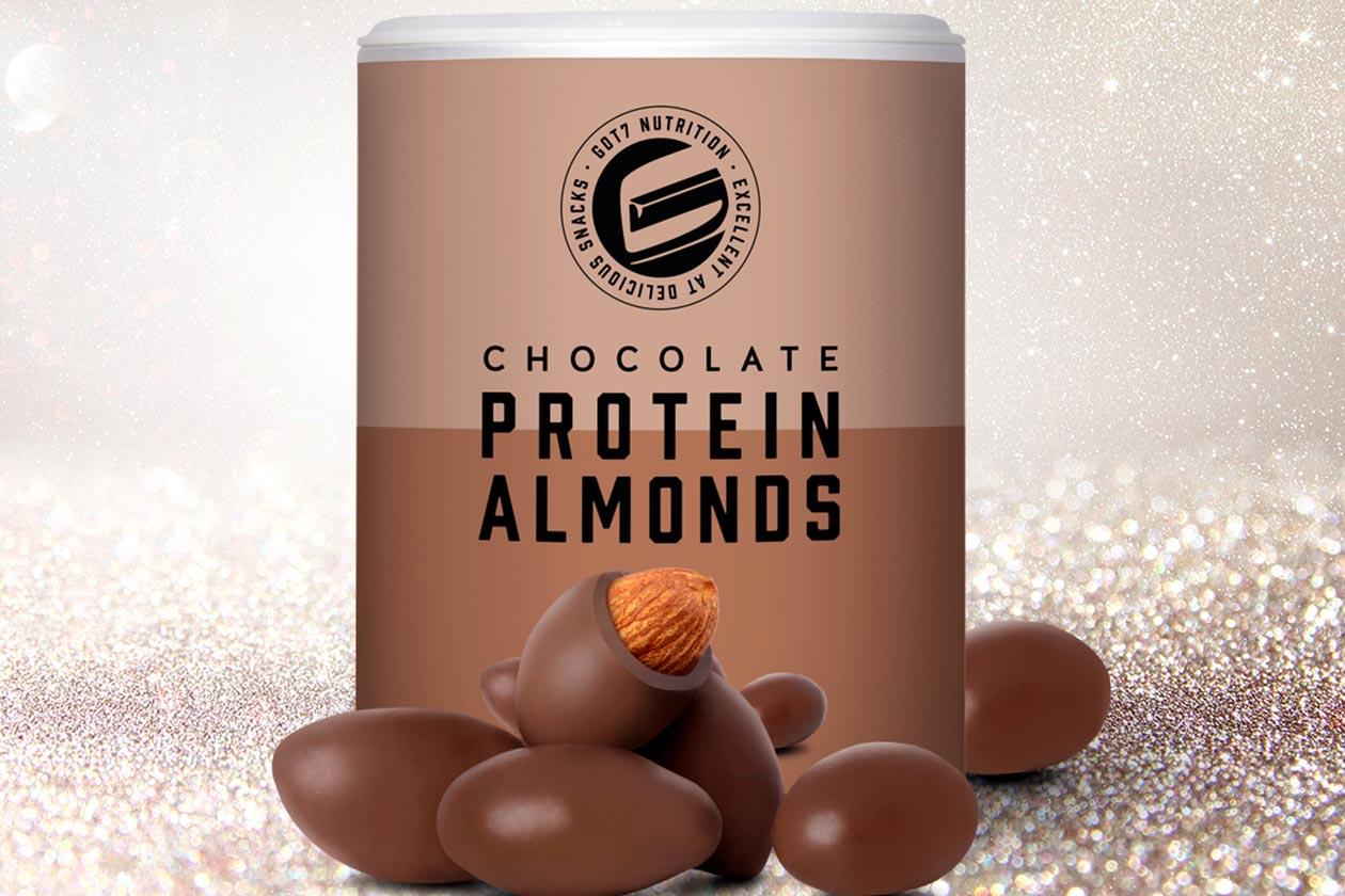 got7 white chocolate protein almonds