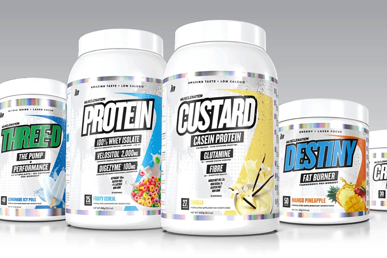 muscle nation custard casein protein