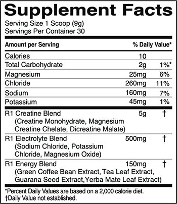 rule one charged creatine