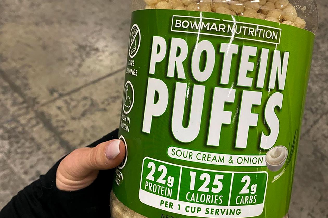 sour cream onion protein puffs