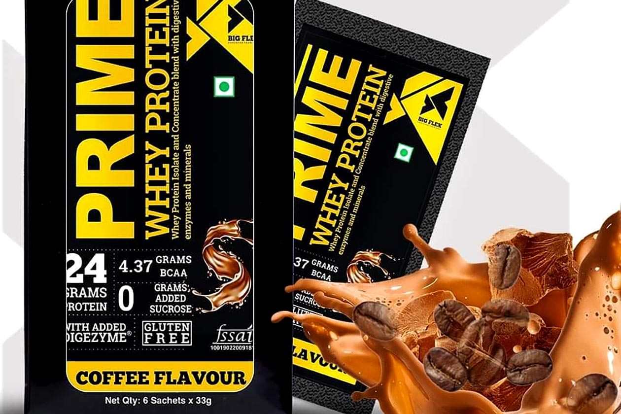 big flex prime whey protein sachets