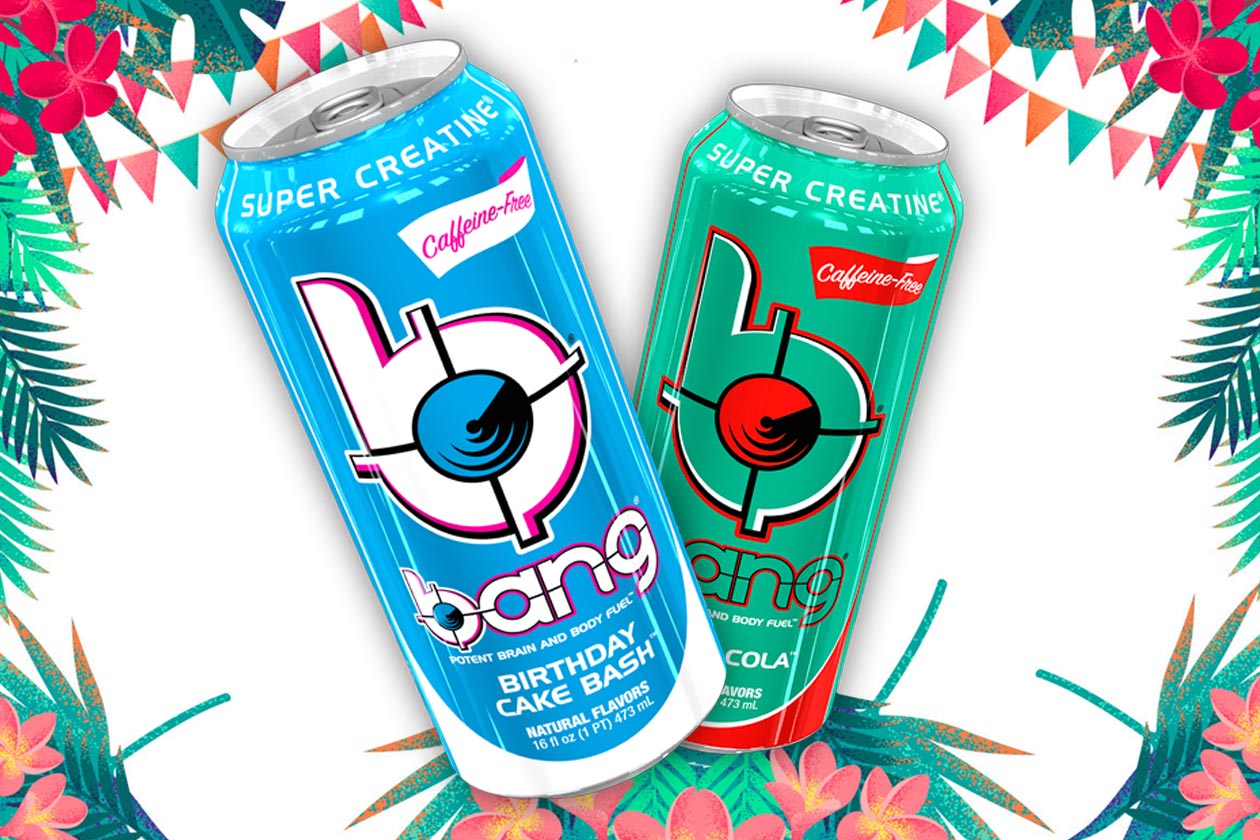 birthday cake bash caffeine free bang energy