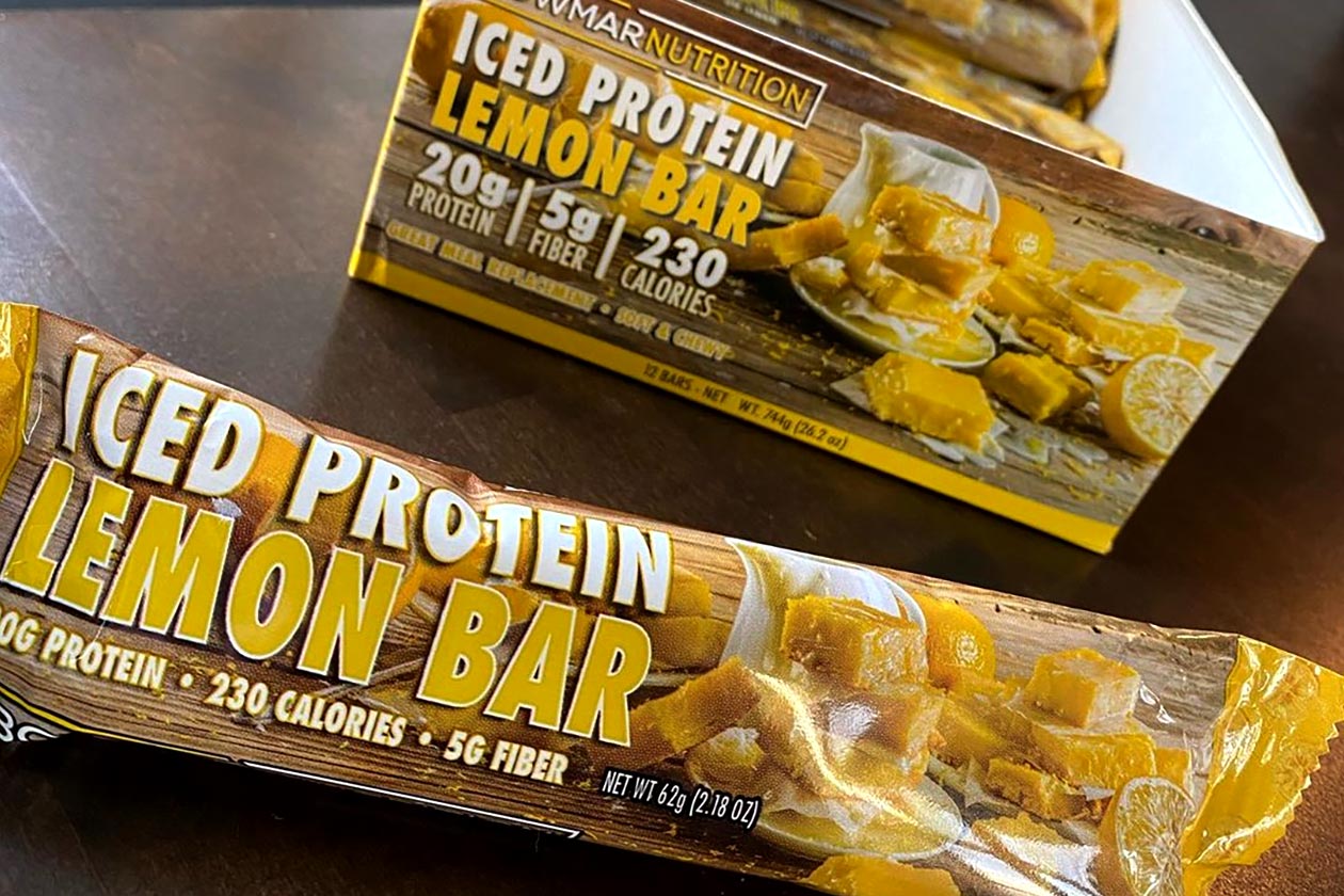 bowmar iced lemon protein bar