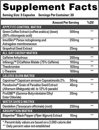 cheetah burn thermo capsules