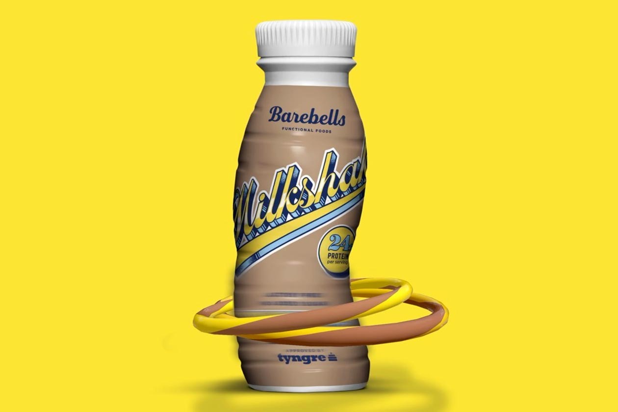 chocolate banana barebells milkshake