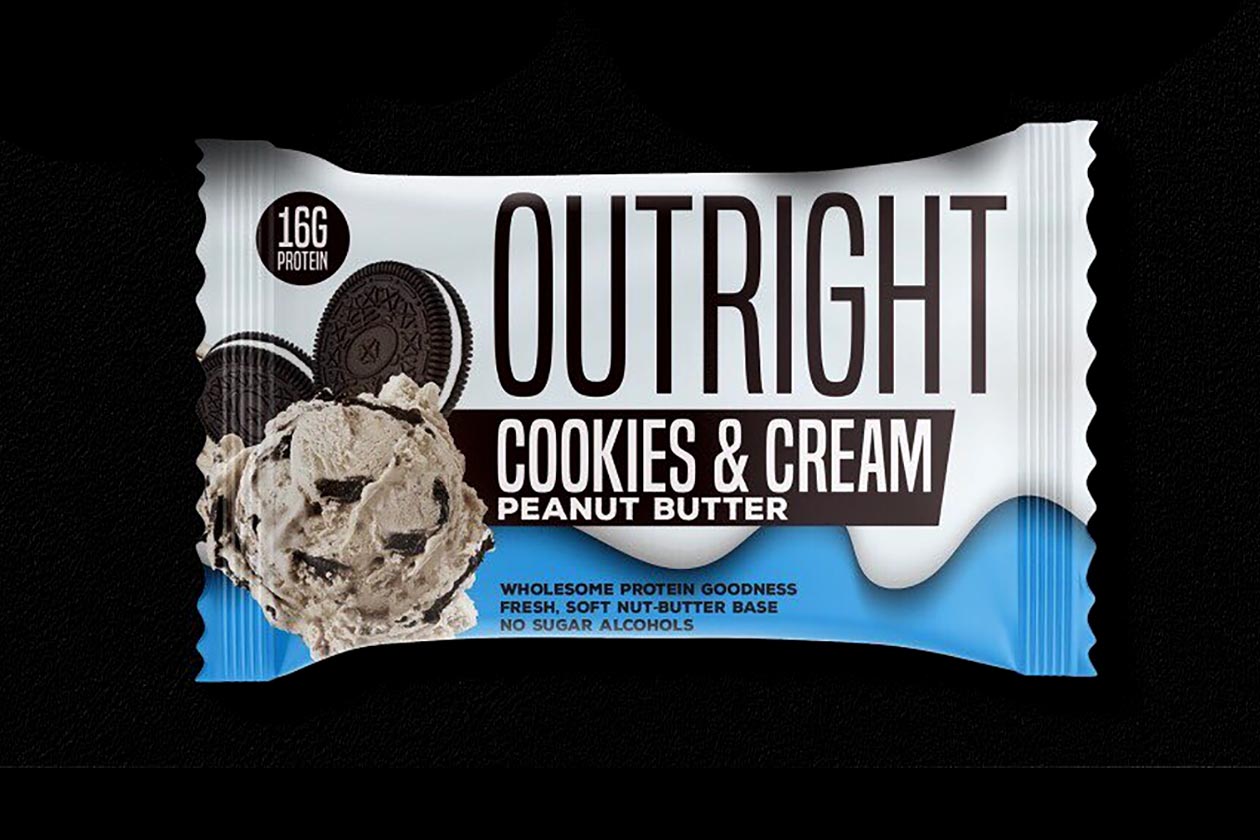 cookies and cream outright protein bar
