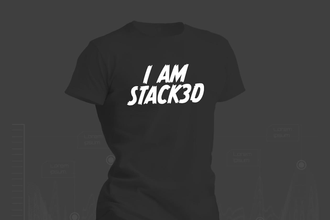 glaxon i am stack3d tee