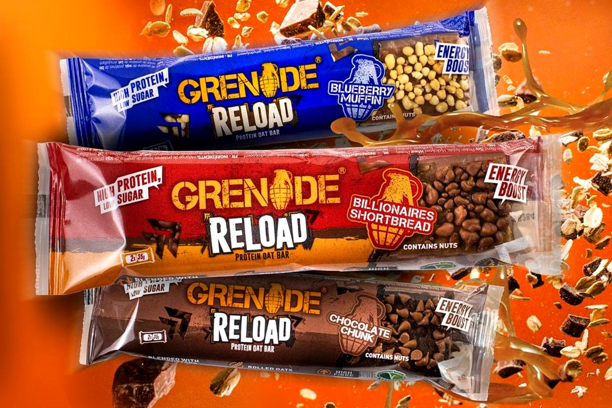 grenade reload protein bar