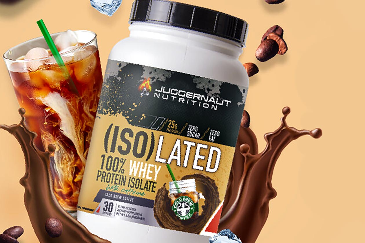 juggernaut cold brew coffee isolated protein
