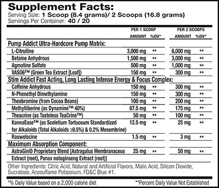 muscle addition pump addict