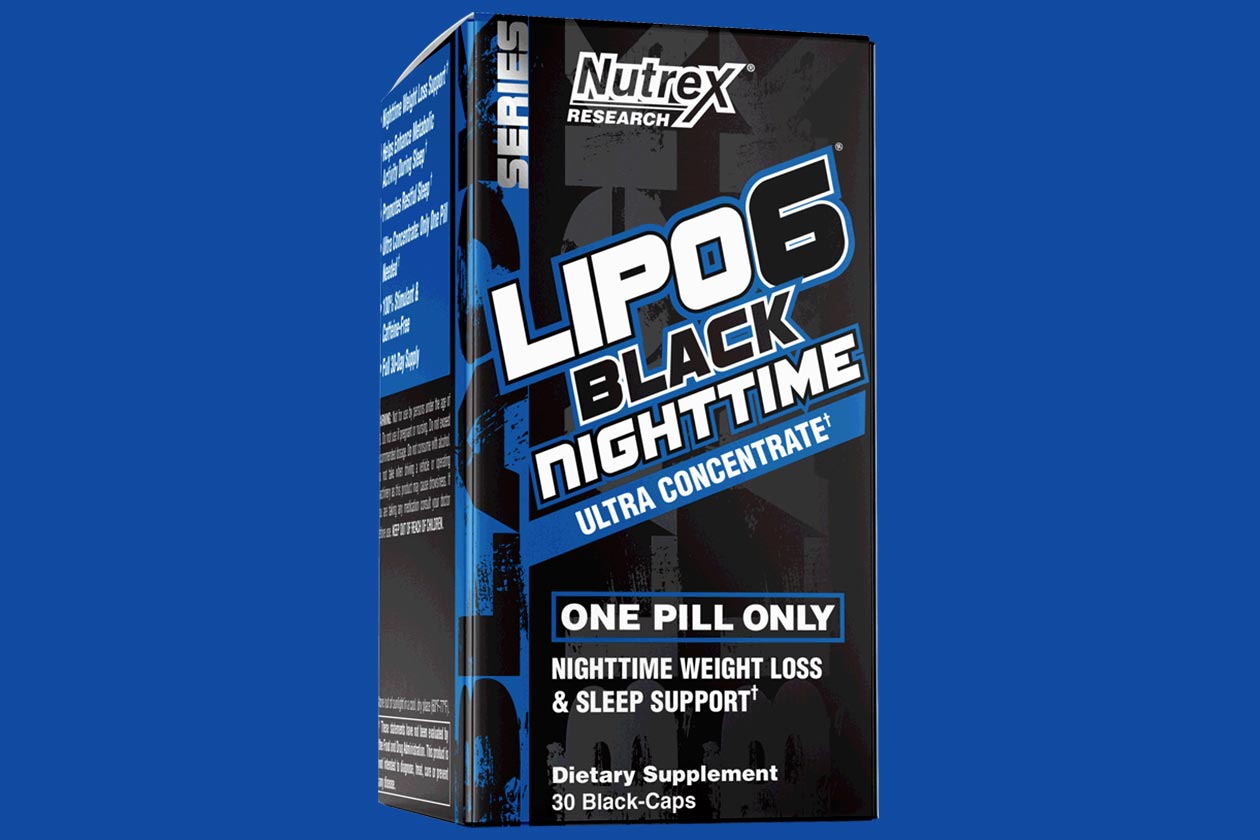 nutrex lipo 6 black nighttime