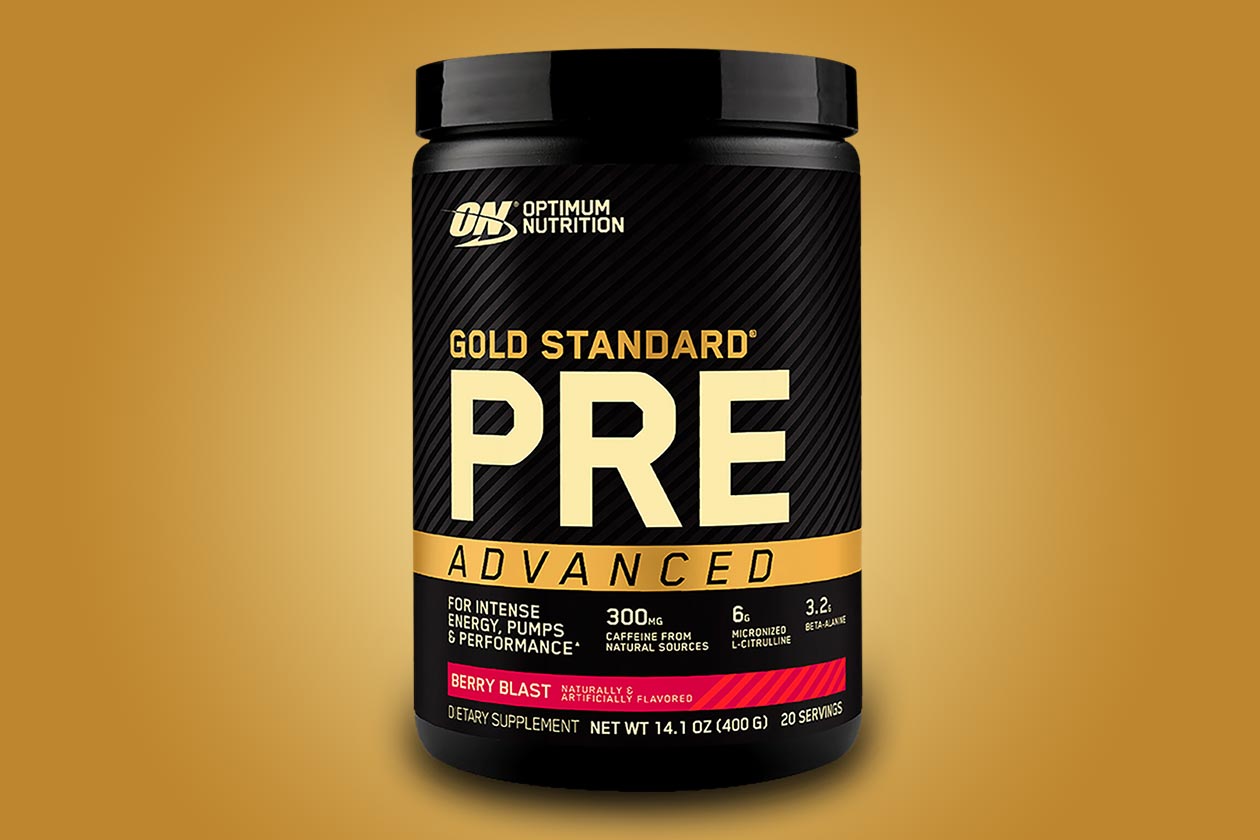 optimum nutrition gold standard pre advanced