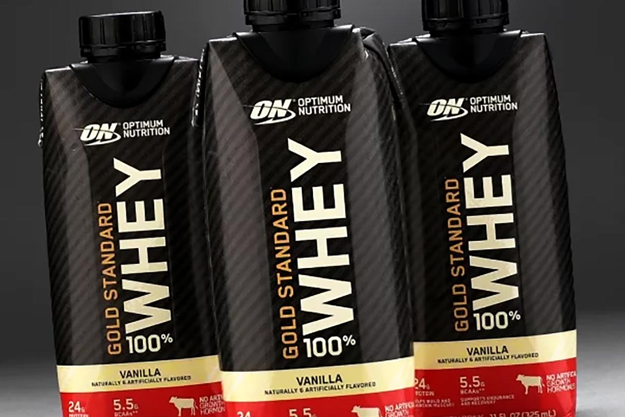 optimum nutrition gold standard whey shake