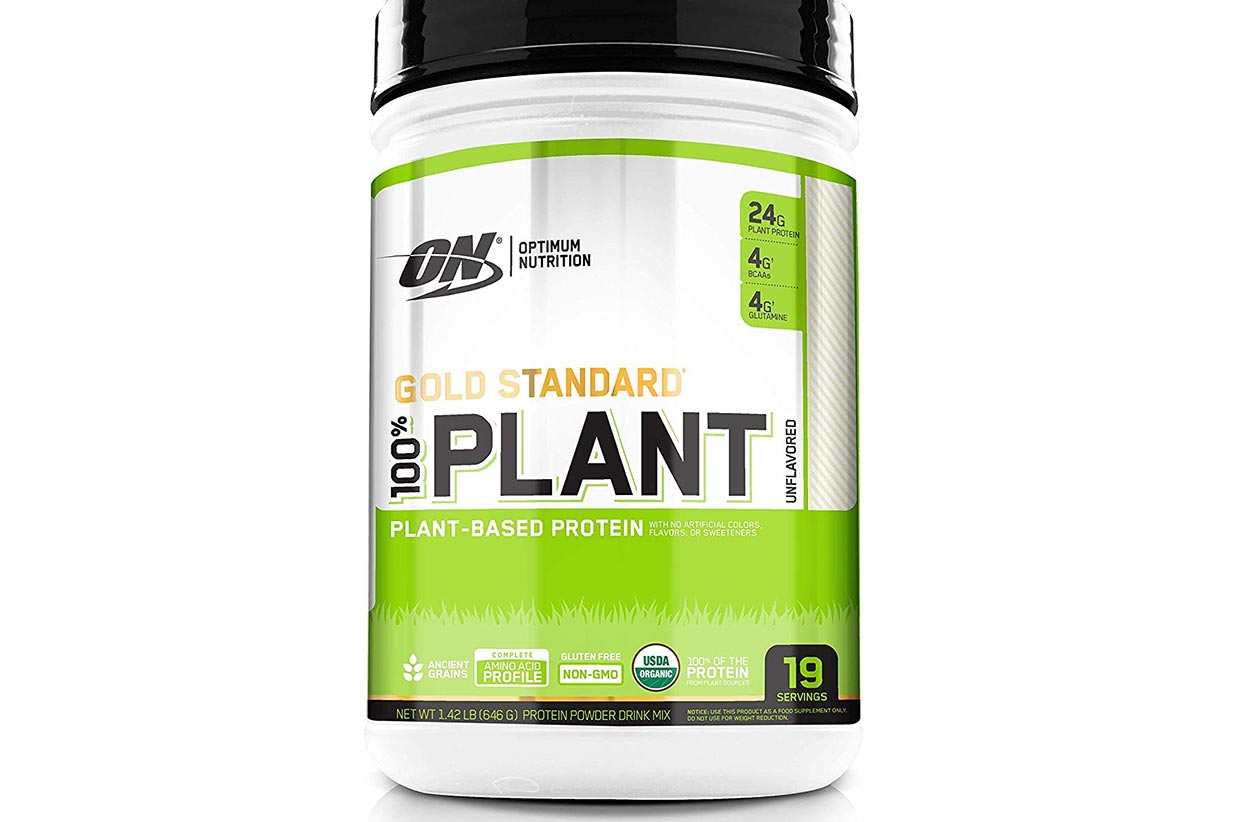 optimum nutrition unflavored gold standard plant protein