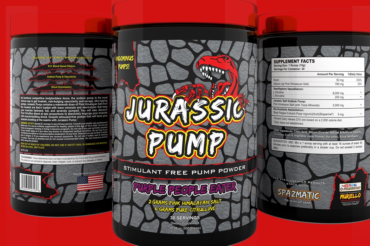 purple people eater jurassic pump