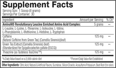 sns energized amino