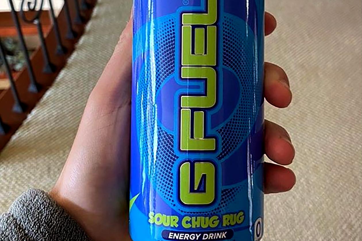 sour chug rug g fuel energy drink