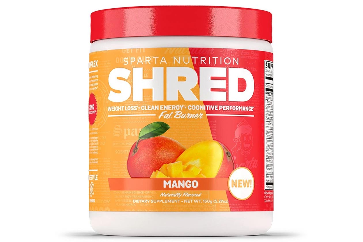 sparta nutrition shred