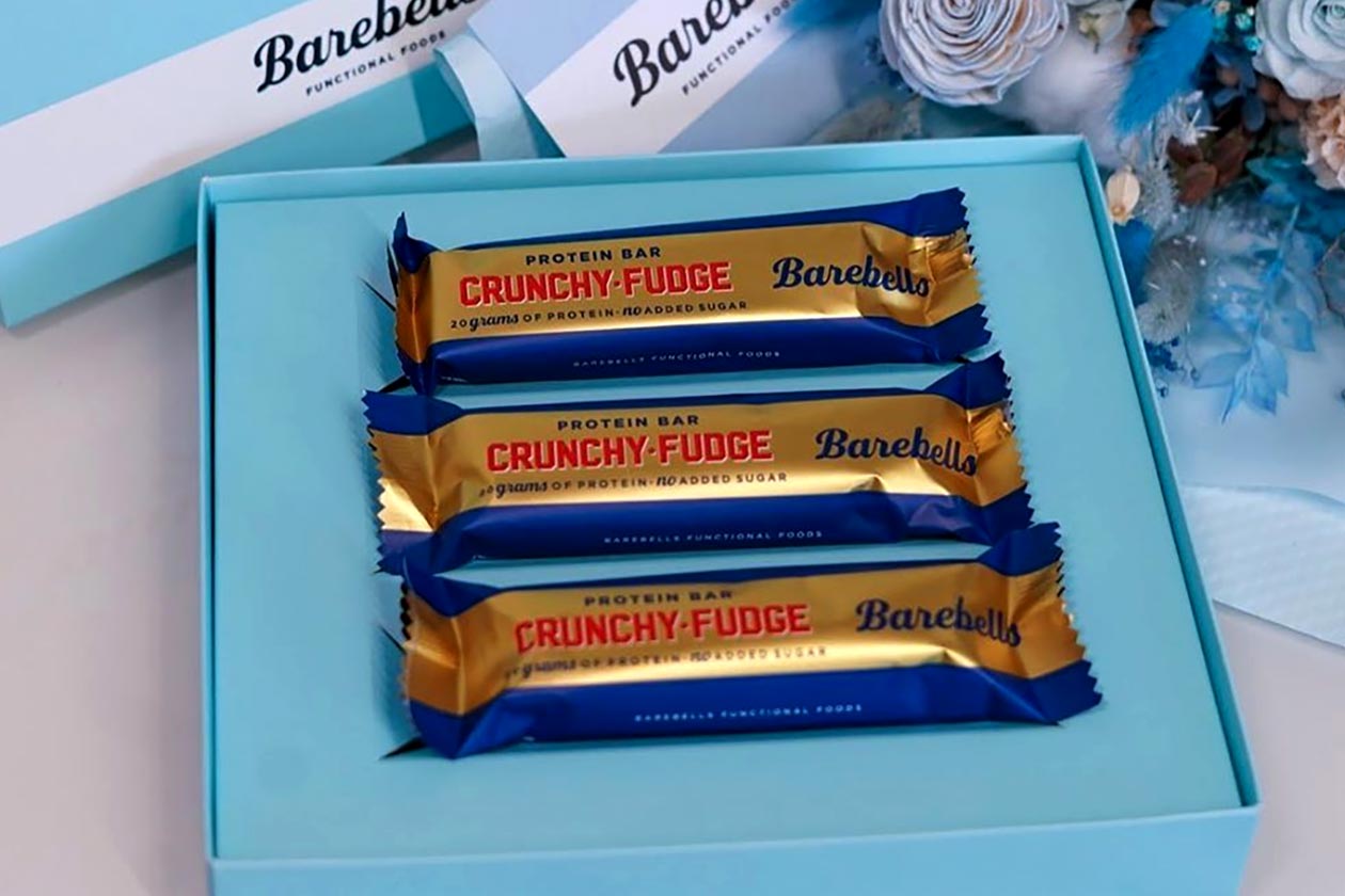 barebells crunchy fudge protein bar