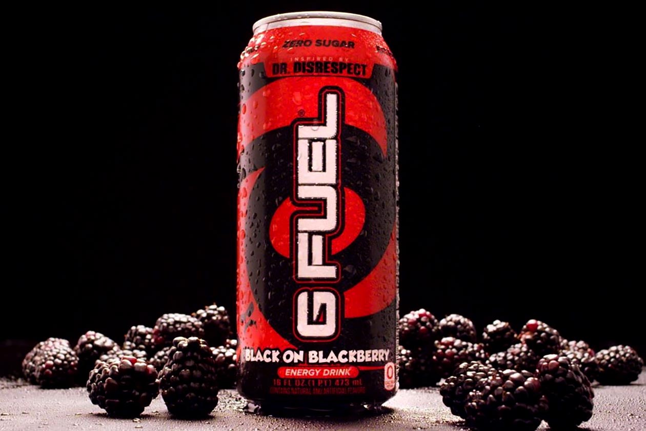 black on blackberry g fuel energy drink