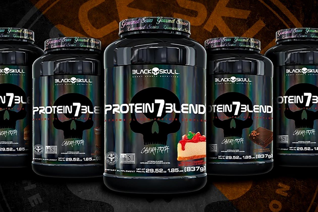 black skull protein 7 blend gourmet flavors