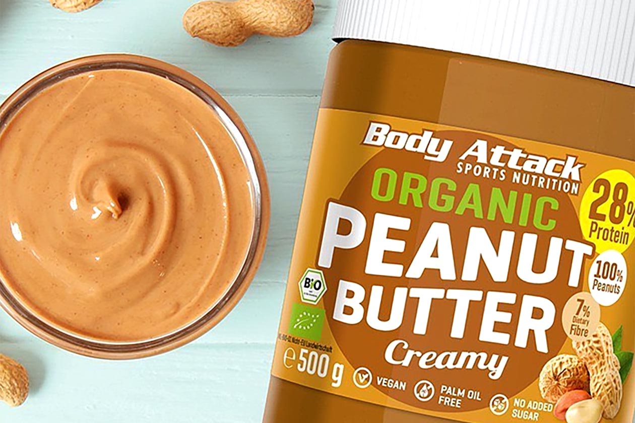 body attack organic peanut butter