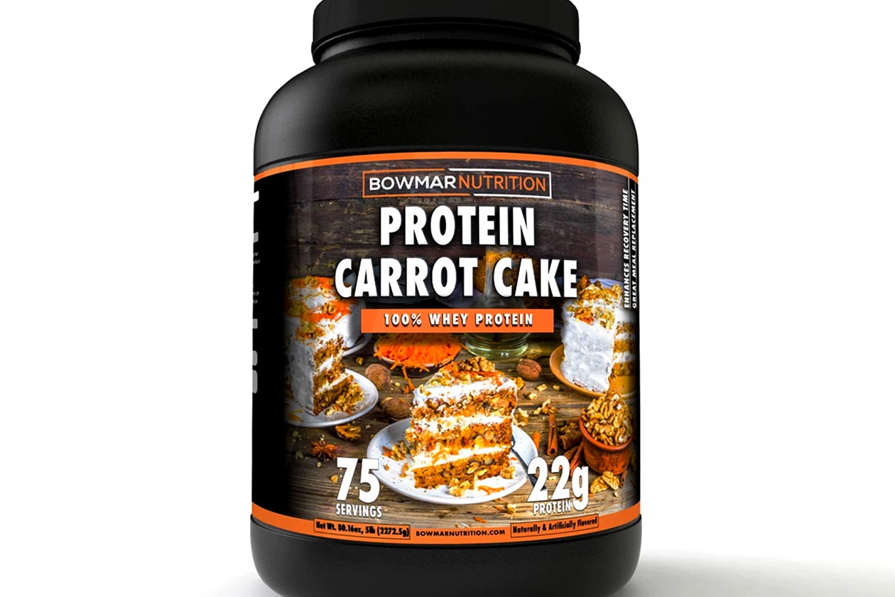 bowmar carrot cake protein powder