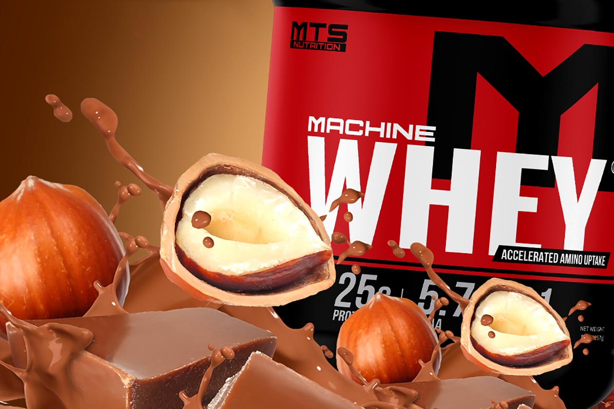 chocolate hazelnut machine whey