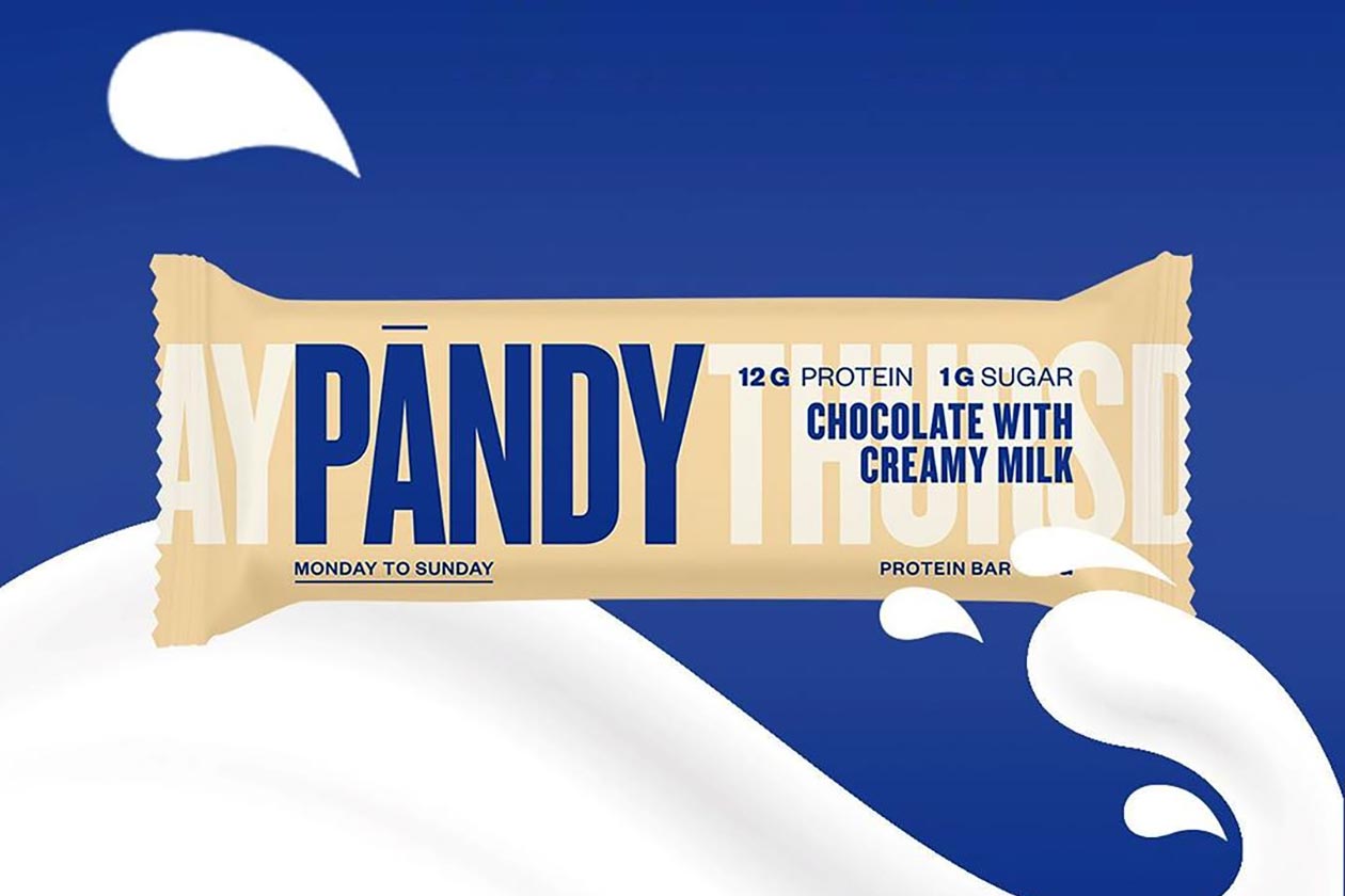 chocolate with creamy milk pandy candy bar