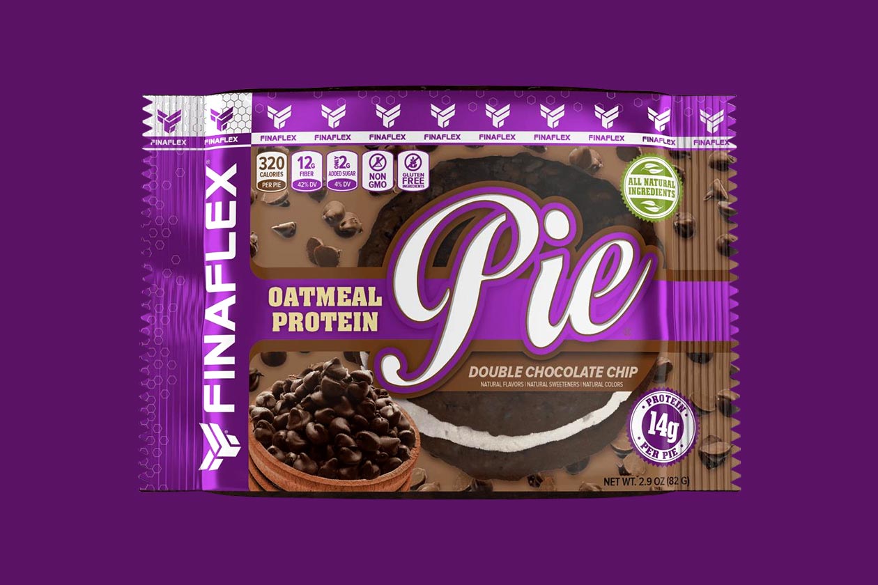 finaflex double chocolate chip oatmeal protein pie