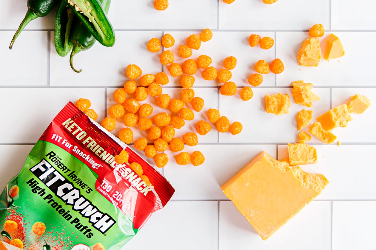 jalapeno cheddar fit crunch protein puffs