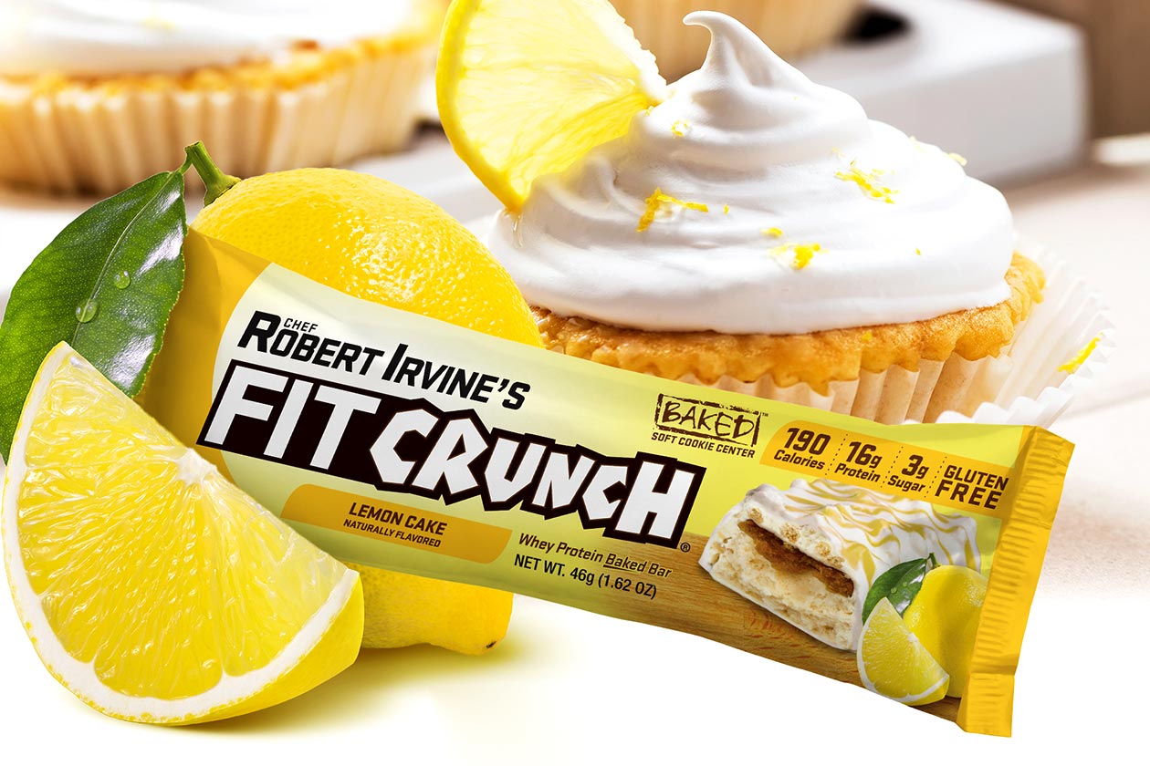 lemon cake fit crunch protein bar