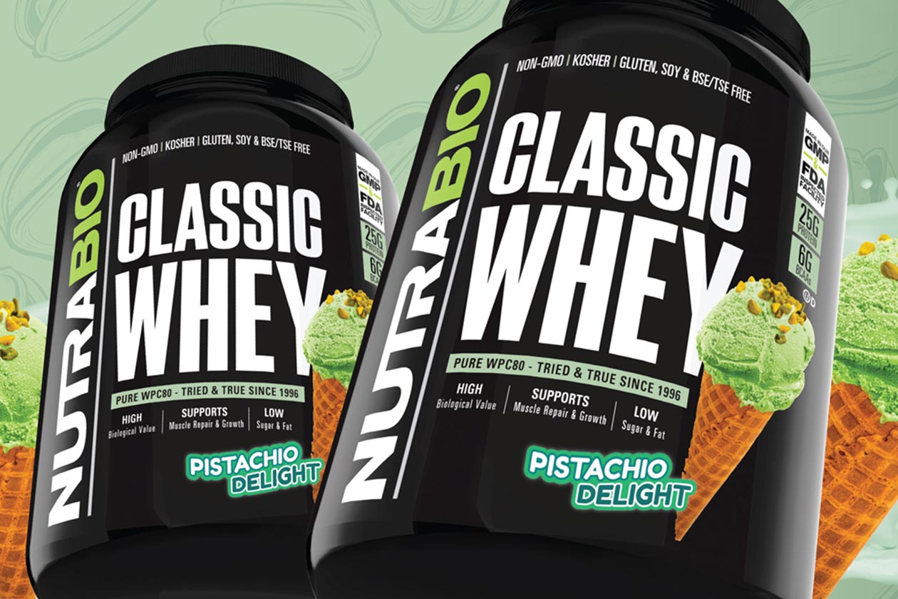 nutrabio pistachio delight classic whey