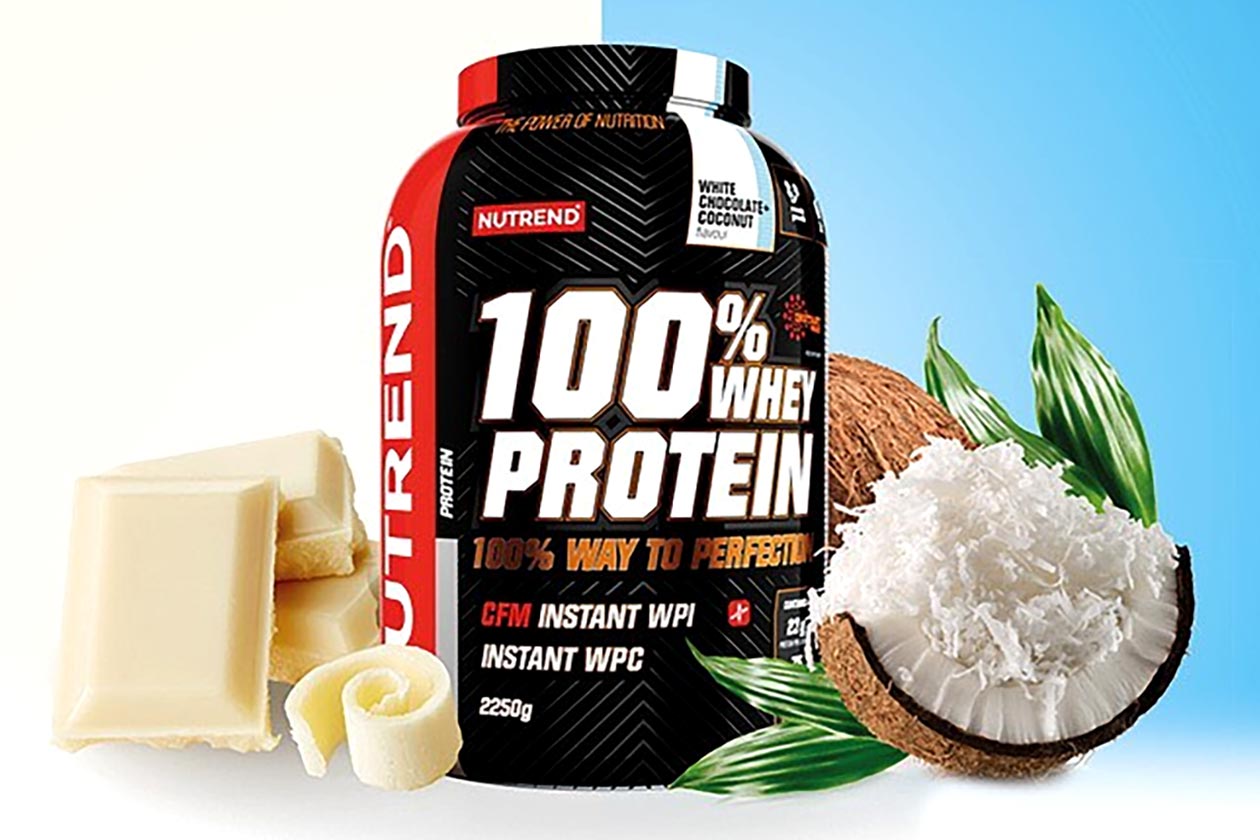 nutrend white chocolate coconut whey protein