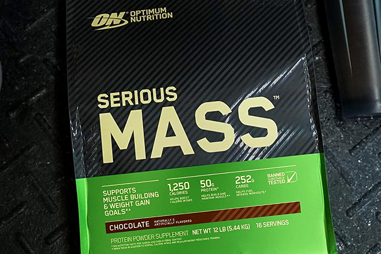 optimum nutrition rebranded serious mass