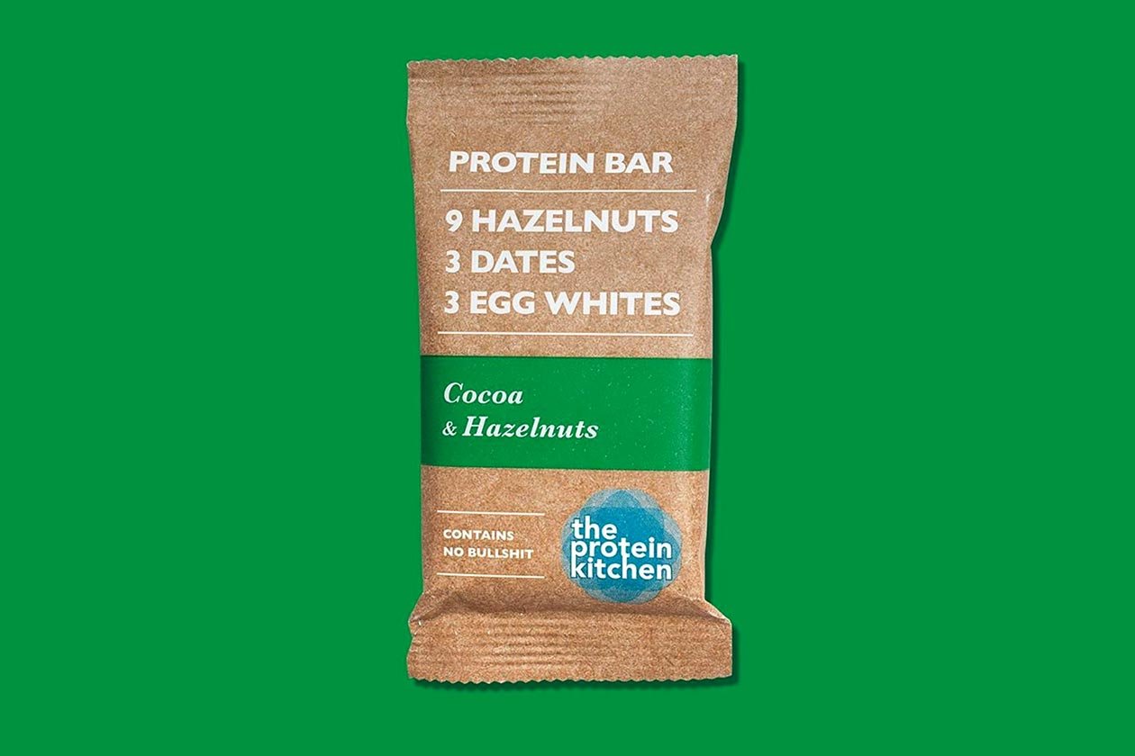 protein kitchen cocoa hazelnuts protein bar