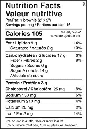 ans performance keto brownie