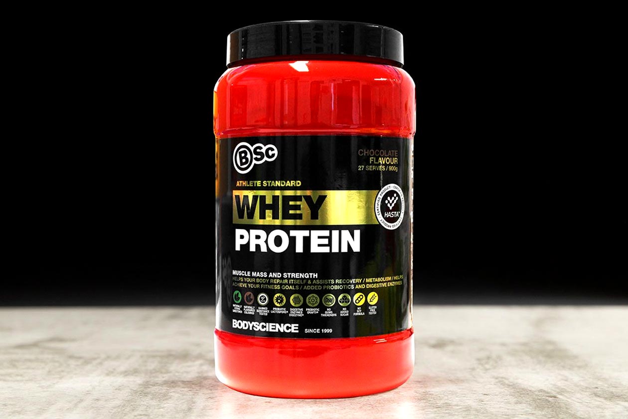 body science athlete standard whey protein