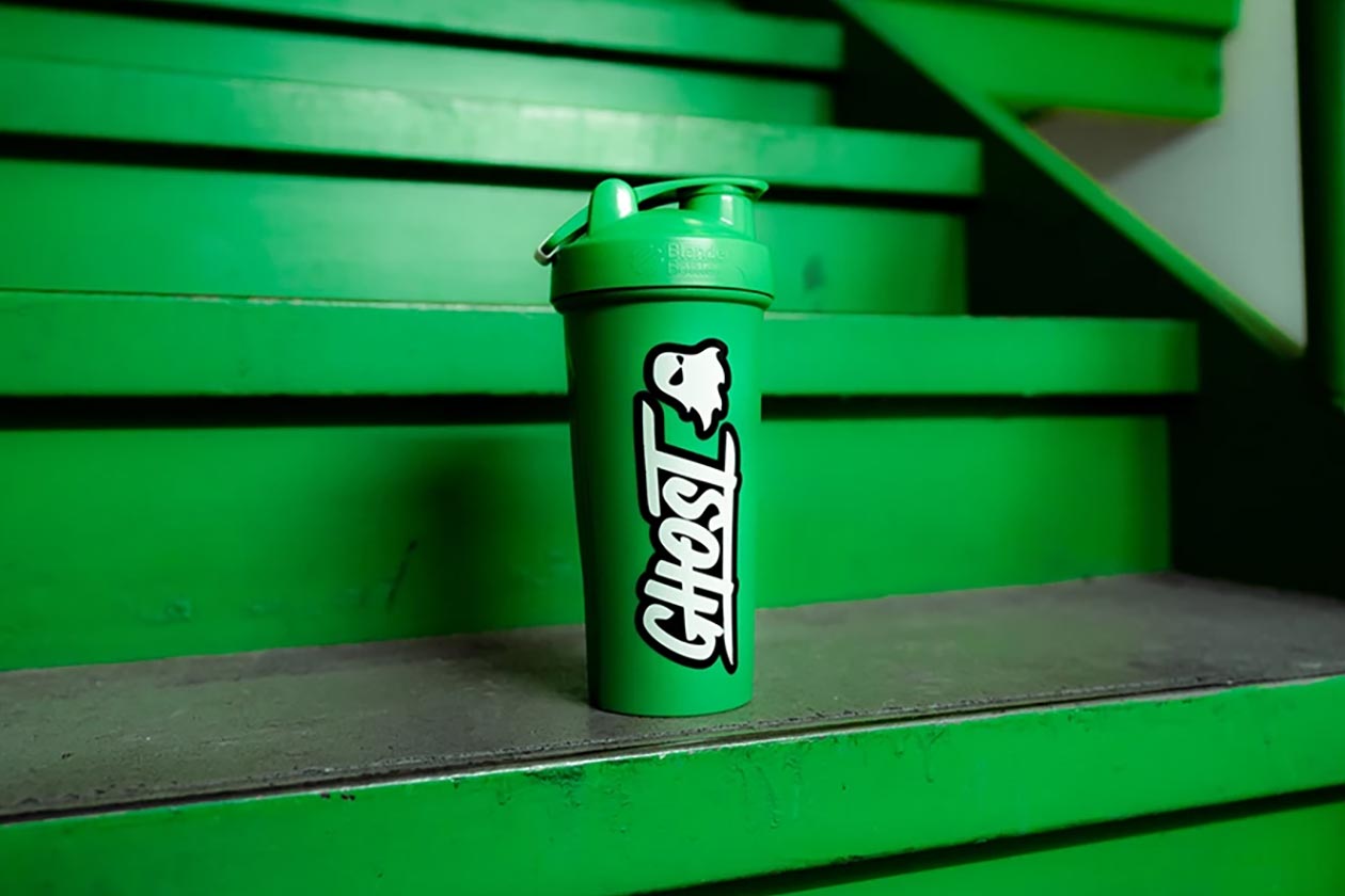 ghost kelly green shaker bottle