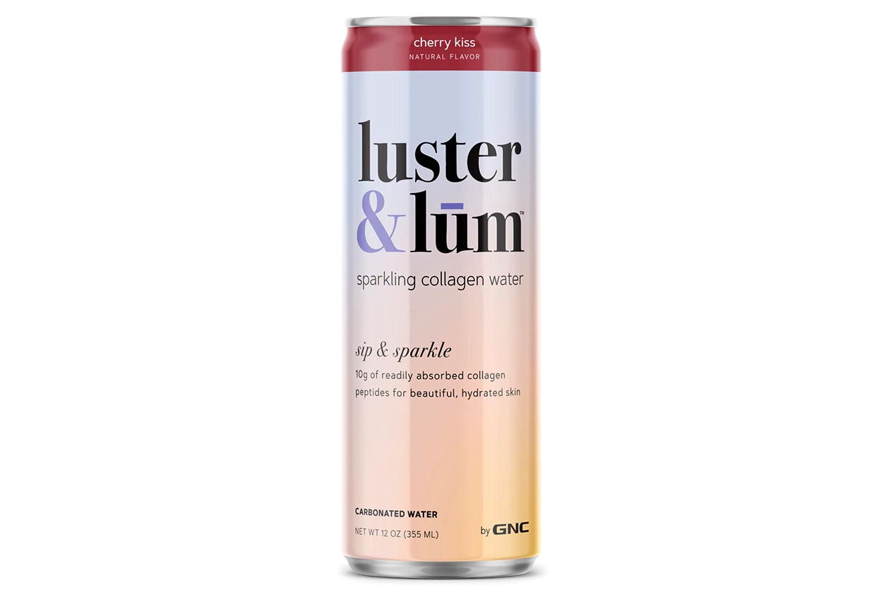 gnc luster and lum sparkling collagen water