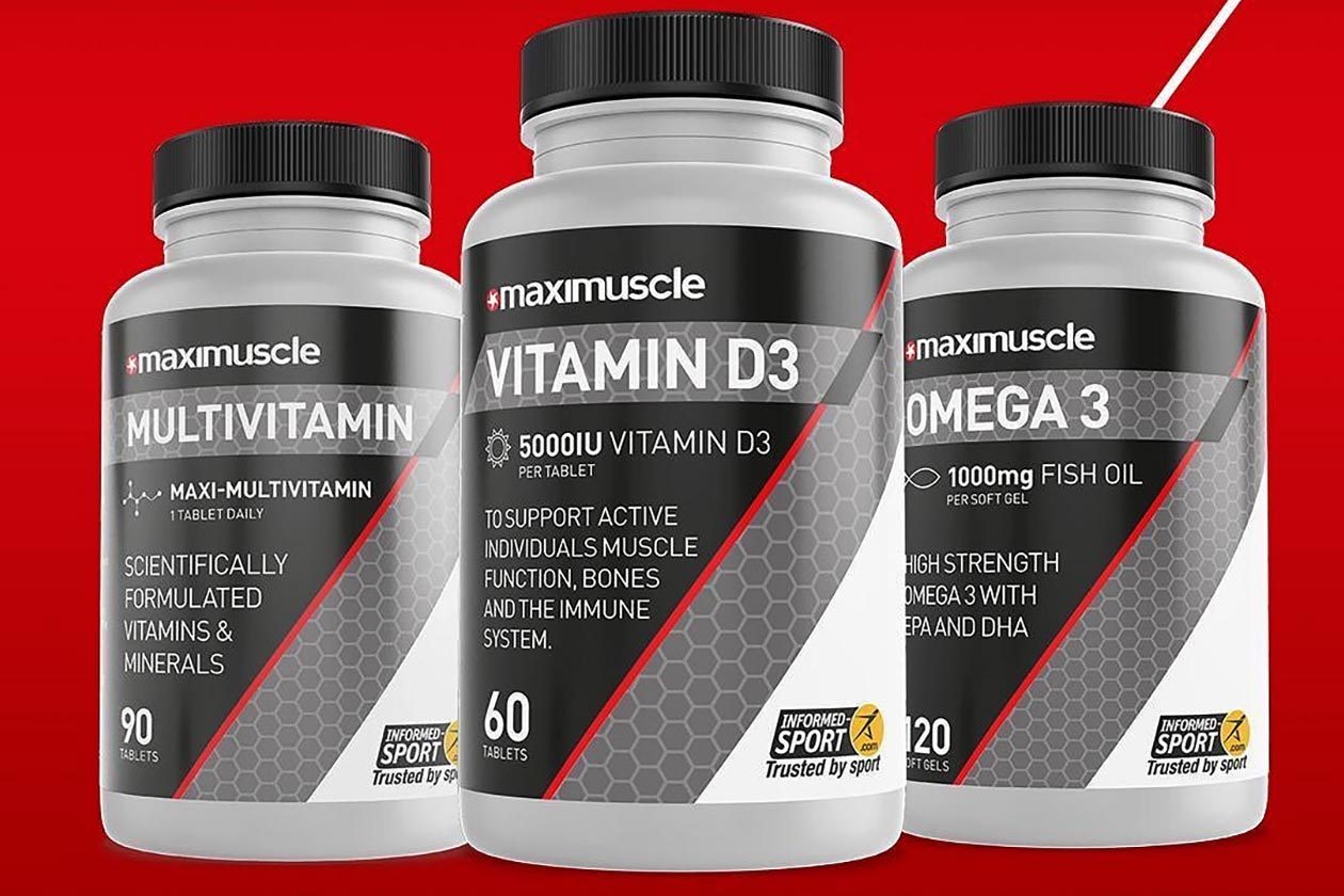 maximuscle new vitamins and essentials