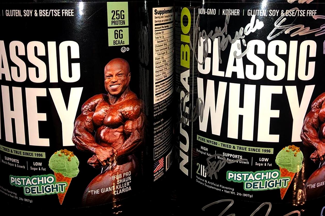 nutrabio shaun clarida classic whey