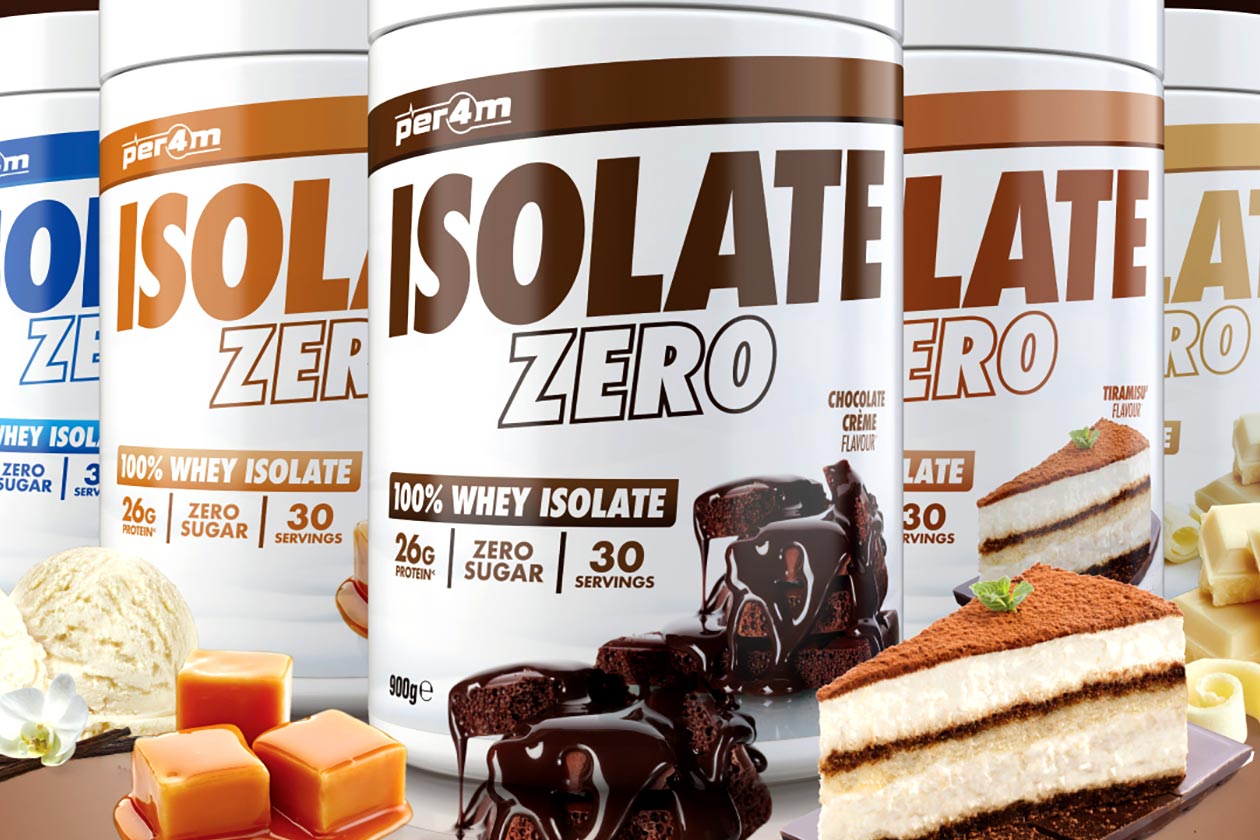 per4m isolate zero protein powder