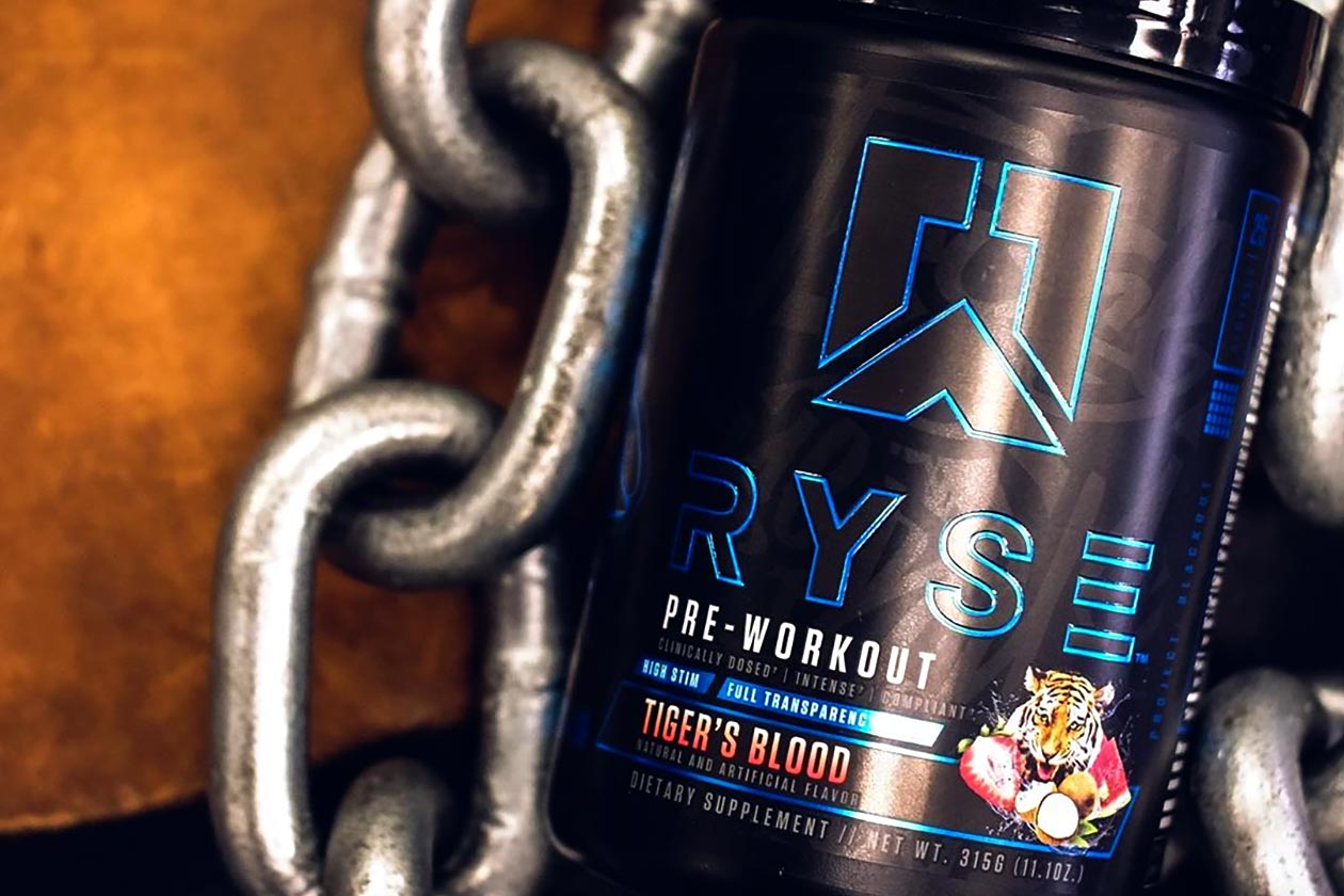 ryse baja breeze mango extreme blackout pre-workout