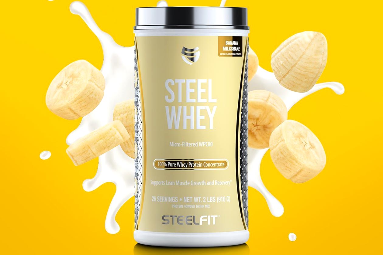 steelfit banana steel whey