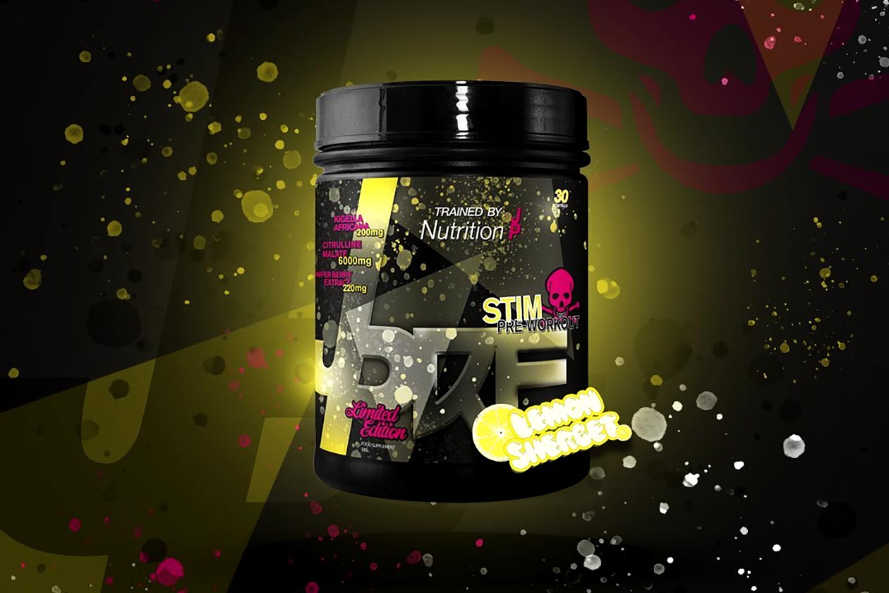 trained by jp nutrition stim pre-workout