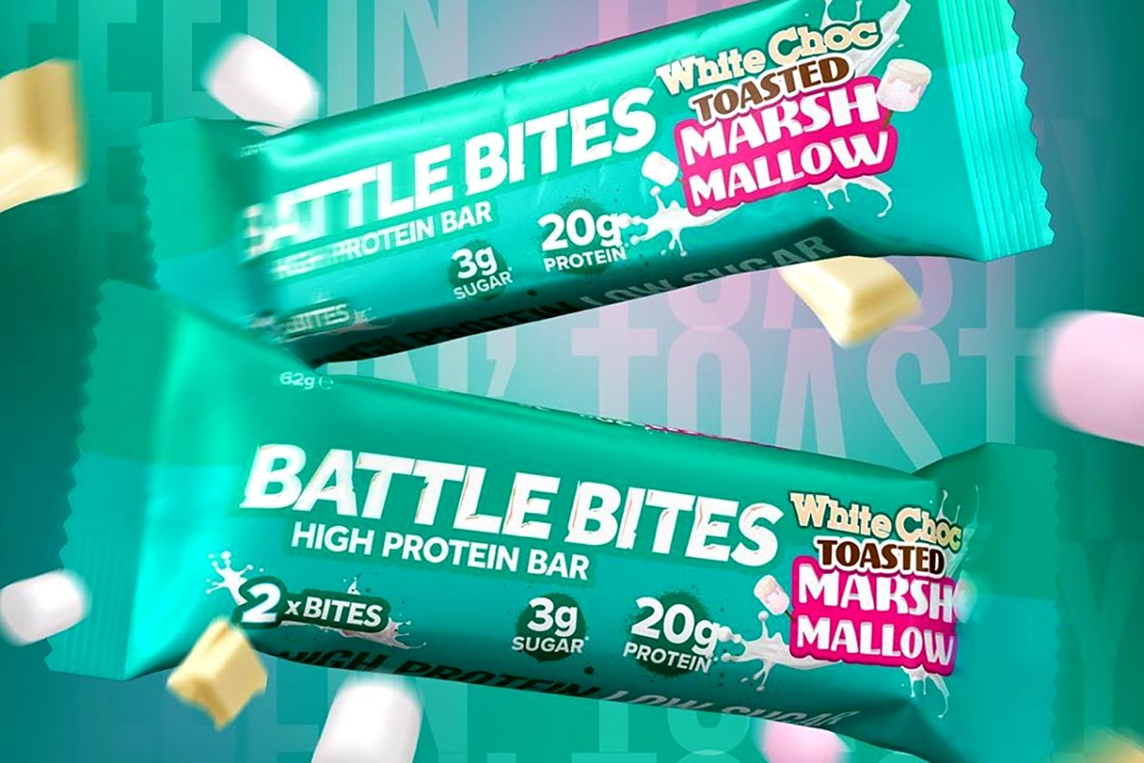 white choc toasted marshmallow battle bites